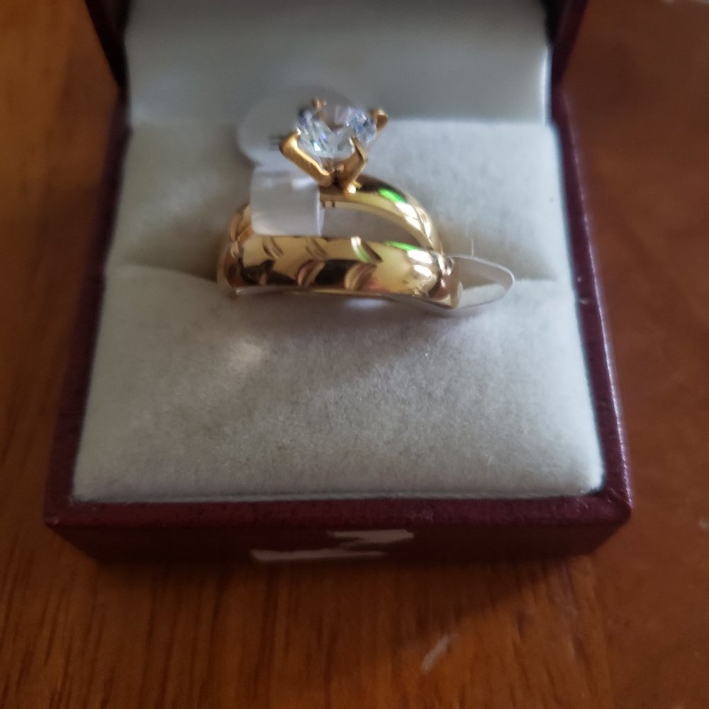 Stainless steel wedding sets